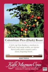 40 Pounds Colombian Pico Dark Coffee